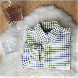 Button Down Collared Longsleeve Shirt, Plaid